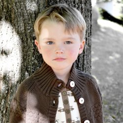 Paw cardigan - Coffee