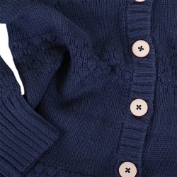 Paw cardigan - Dark Navy