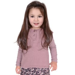 Penny strik vest - Pale Plum