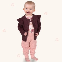 Rista baby bukser - Rose Tan