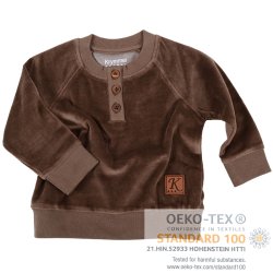 Robin baby bluse - Bison