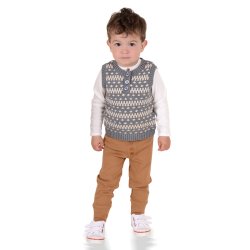 Rollo Vest - Grey Melange