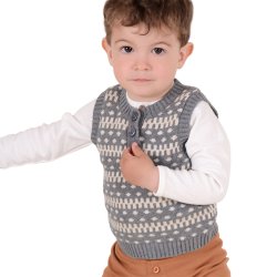 Rollo Vest - Grey Melange