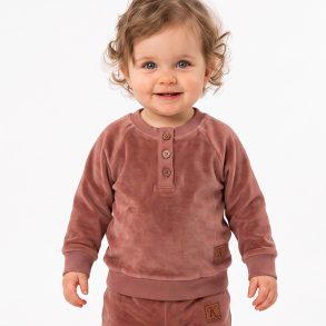 Ronja baby bluse - Faded rose