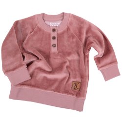 Ronja baby bluse - Dark Rose