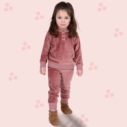 Ronja baby bluse - Dark Rose