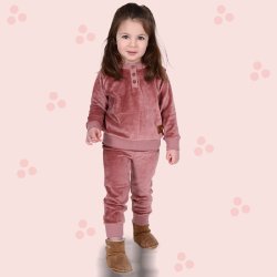 Ronja baby bluse - Dark Rose
