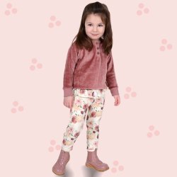 Ronja baby bluse - Dark Rose