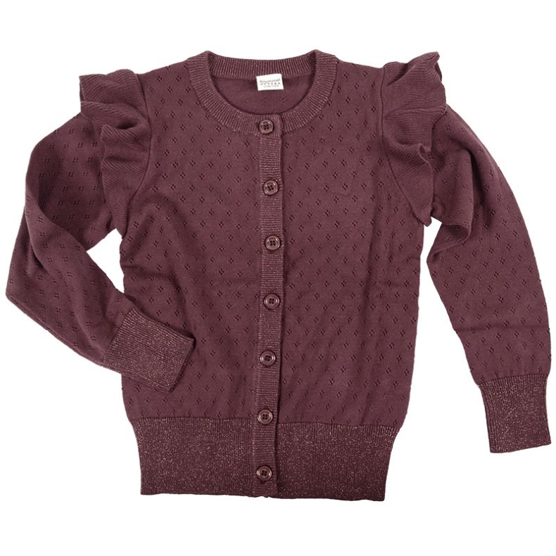 Sofia Cardigan - Dark Mahogany