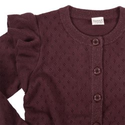 Sofia Cardigan - Dark Mahogany