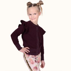 Sofia Cardigan - Dark Mahogany