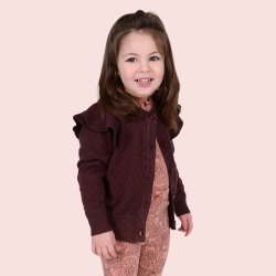 Sofia Cardigan - Dark Mahogany