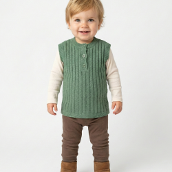 Solo strik vest - Green