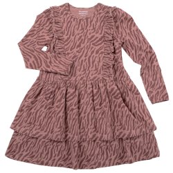 Vibeke kjole - Zebra Rose