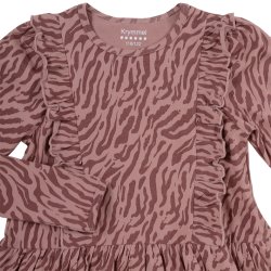 Vibeke kjole - Zebra Rose