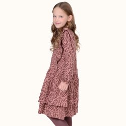 Vibeke kjole - Zebra Rose