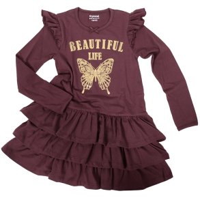 Wilma kjole - Dark Mahogany