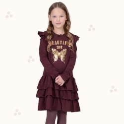 Wilma kjole - Dark Mahogany