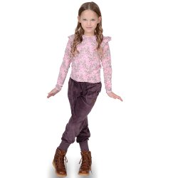 Anni bluse - Dusty Violet