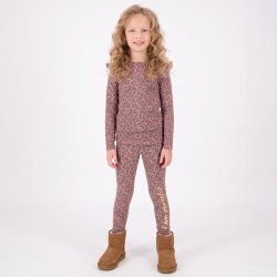 Jessica Leggings - Leopard Rose