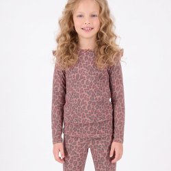 Anni bluse - Leopard Rose