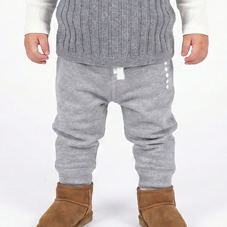 Muuba baby bukser - Grey melange