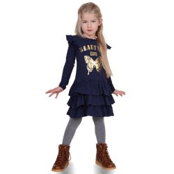 Wilma kjole - Dark Navy