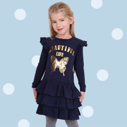 Wilma kjole - Dark Navy