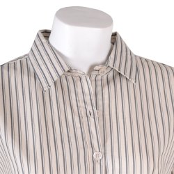 Annelise skjorte - Cream &amp; Ebony