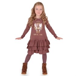 Catinka kjole - Mahogany