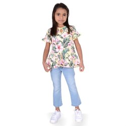 Cindy top - Yellow hawaii