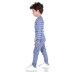 Doby Bluse - Moon &amp; Light Blue