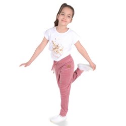 Fiona top - White / gold print