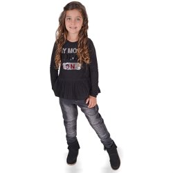 Kippa jeans - Almost black