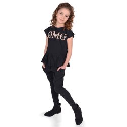 Megan jersey bukser - Black