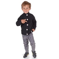 Paw cardigan - Black