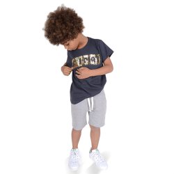 Pinse Shorts - Light Grey Melange