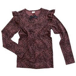 Vallarie Bluse - Animal mahogany