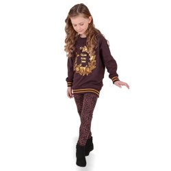 Vicky Leggings - Animal mahogany