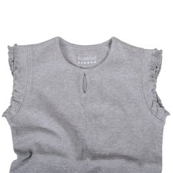 Candis top - Grey melange