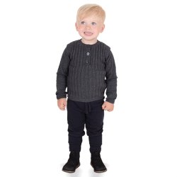 Muuba baby bukser - Almost black