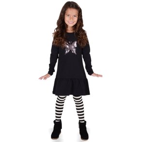 Str�mpebukser - cream/sort striber