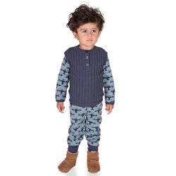 Assi baby bukser - Dove Blue