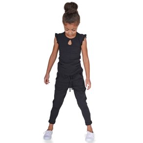 Megan jersey bukser - Black