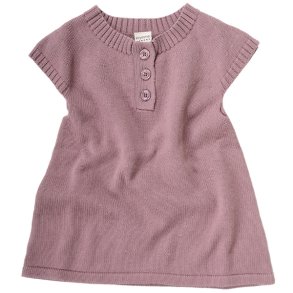 Penny strik vest - Pale Plum